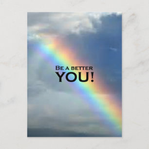 Sei besser! postkarte
