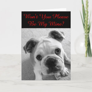 Sei bitte mein Valentine Feiertagskarte