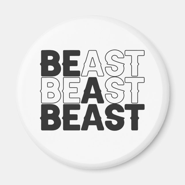 Sei Bodybuilding Fitness Gym Sport Lover Magnet (Vorne)