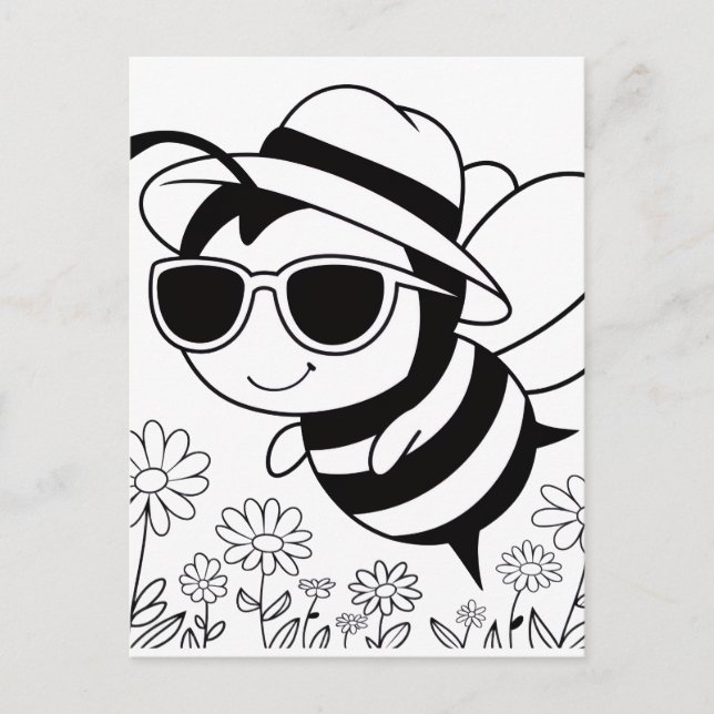Sei cool postkarte (Vorderseite)
