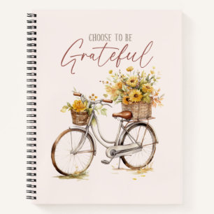 Sei dankbar - Fahrrad & Rustikale Stürze Notizbuch