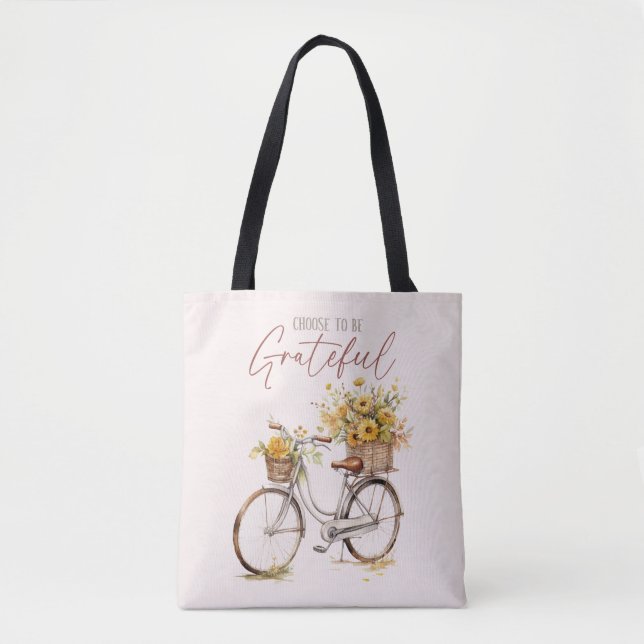 Sei dankbar - Fahrrad & Rustikale Stürze Tasche (Vorderseite)