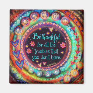 "Sei dankbar" Inspirivity Magnet