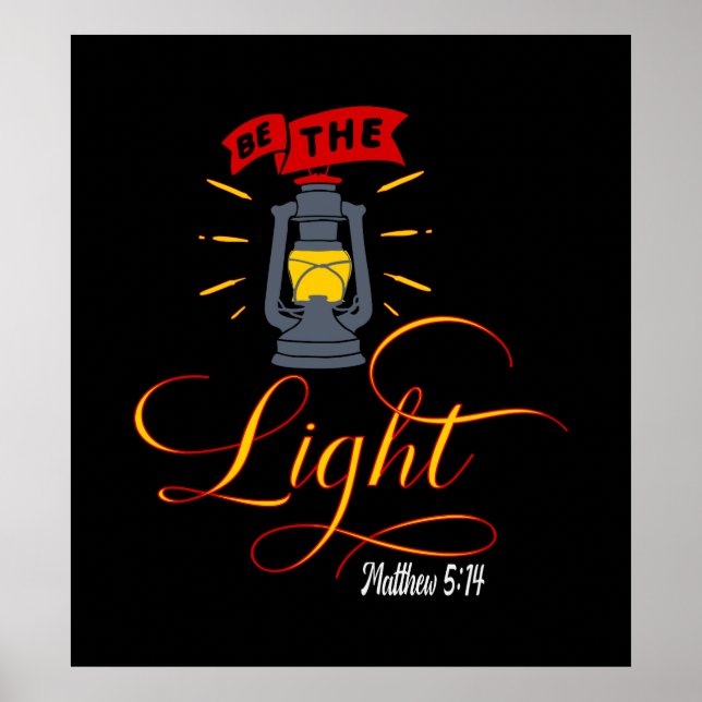 Sei das Licht Poster (Vorne)