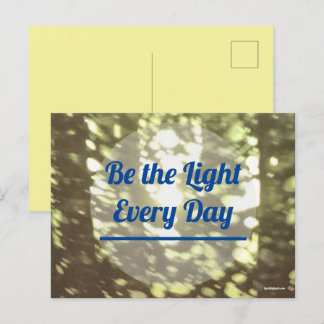 Sei das Licht Postkarte