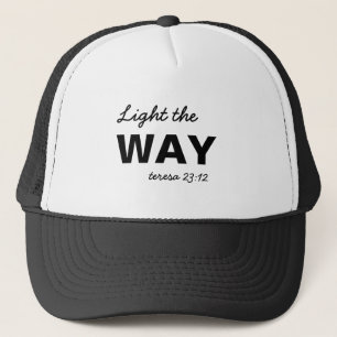 Sei das Licht teresa 23:12 Christliche Inspiration Truckerkappe