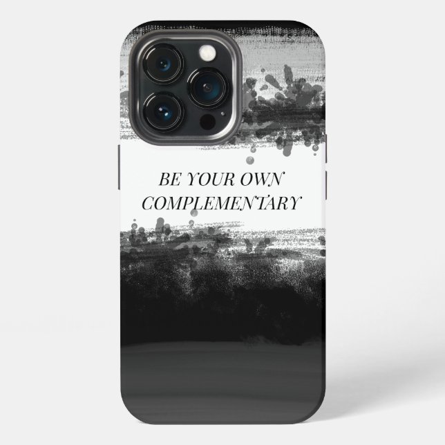 "SEI DEIN EIGENES KOMPLEMENT" iPhone 13 PRO HÜLLE (Hinten)