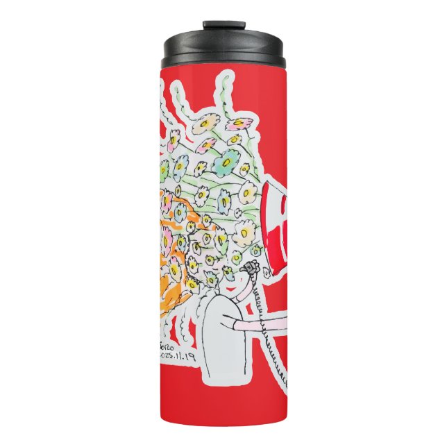 Sei dein größter Fan Thermosbecher (Vorderseite)