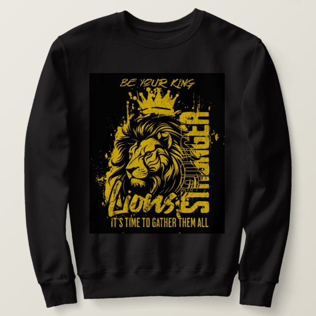 SEI DEIN KÖNIG  SWEATSHIRT (Design vorne)