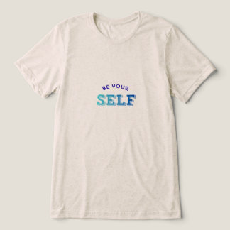Sei dein selbstmotivierendes T-Shirt für Männer un Tri-Blend Shirt