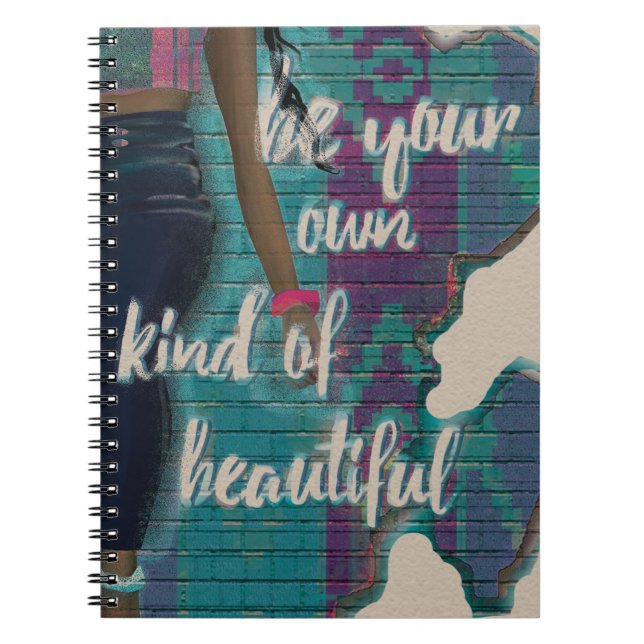 Sei deine eigene Art von Schönheit Notizblock (Vorderseite)