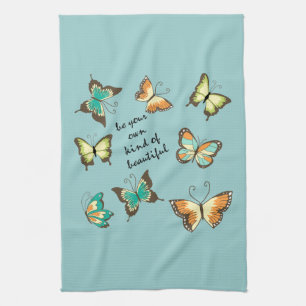Sei deine eigenen schönen Schmetterlinge Geschirrtuch