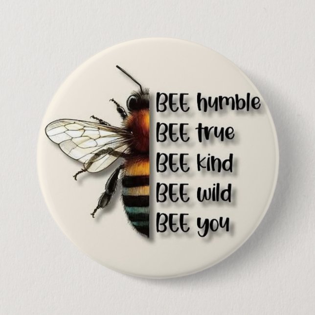 sei demütig... button (Vorderseite)