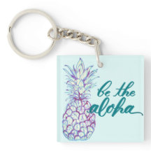 Sei der Aloha Pineapsplatz Schlüsselanhänger Mini