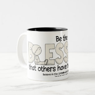 Sei der Segen Zweifarbige Tasse