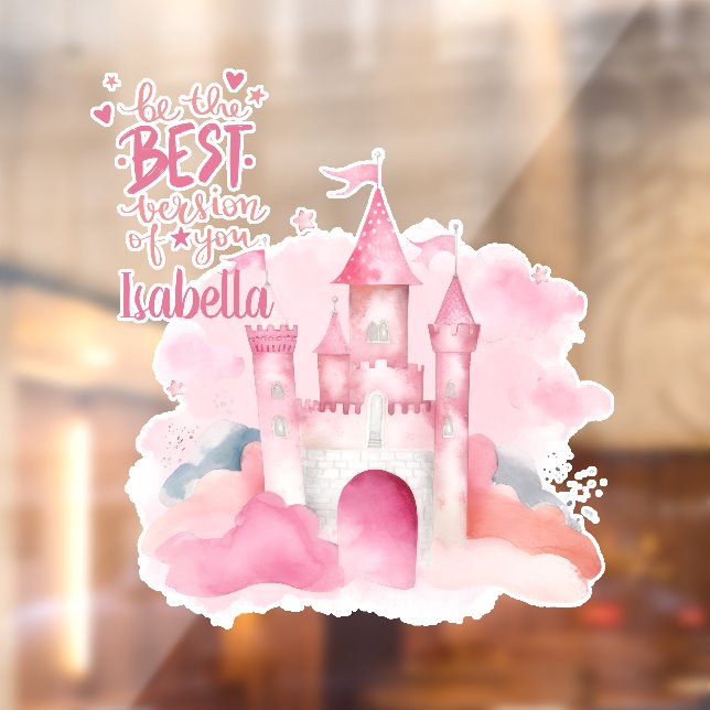 Sei die beste Version von dir personalisiert Fensteraufkleber (Blatt 2)