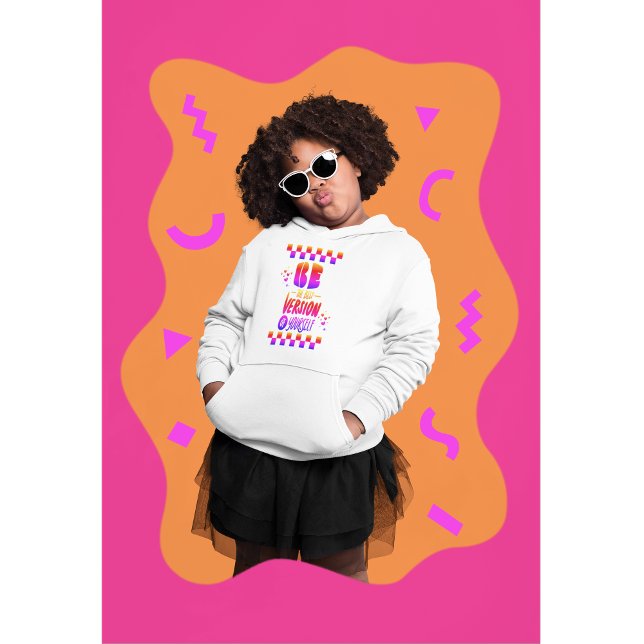 Sei die beste Version von dir selbst Hoodie (Von Creator hochgeladen)