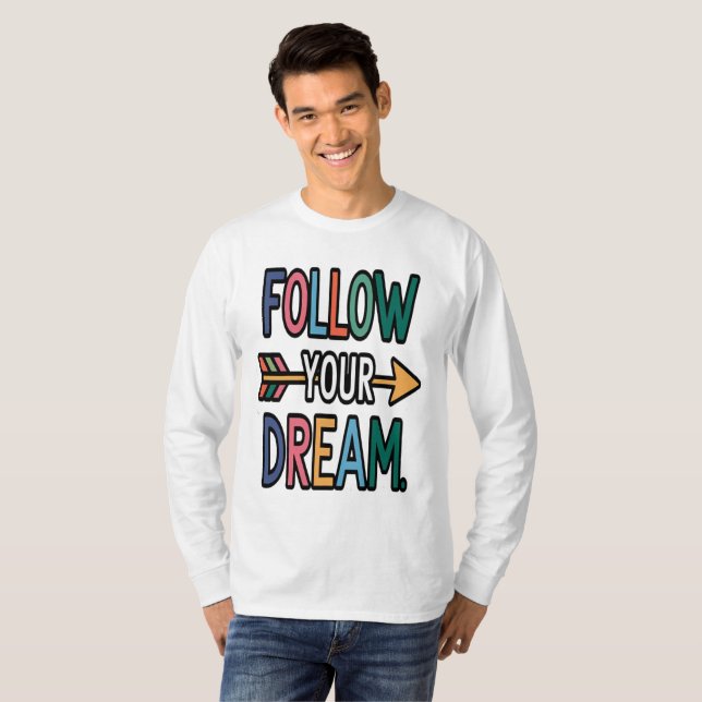 Sei die beste Version von dir selbst T-Shirt (Vorne ganz)