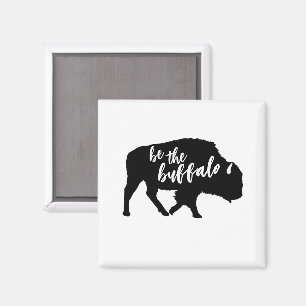Sei die Buffalo-Silhouette Magnet