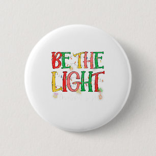 Sei die leichte Matthew 5_14 Christlich Merry Chri Button