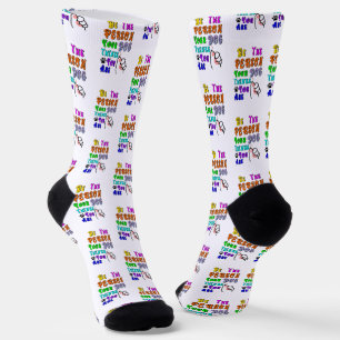 Sei die Person, die dein Hund für nett hält Socken