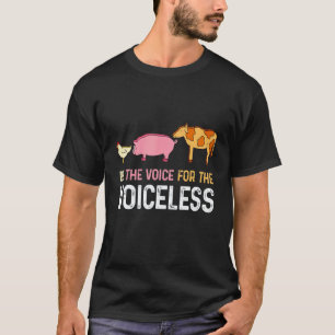 Sei die Stimme für die stumme vegane Erde T-Shirt