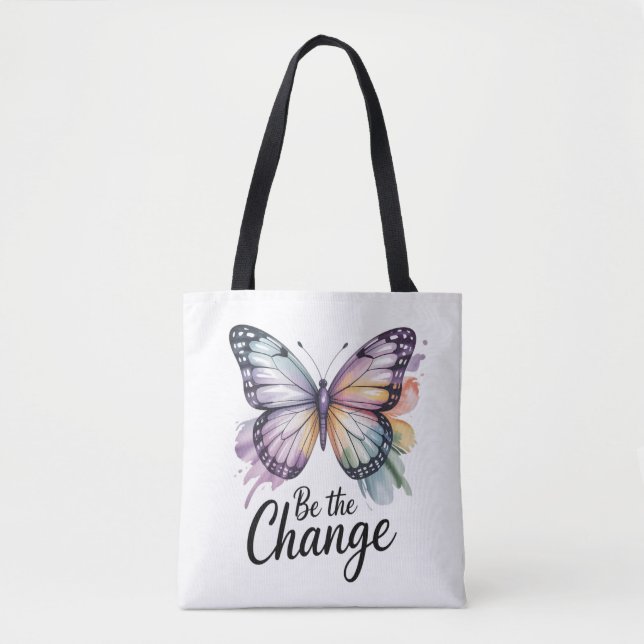 Sei Die Veränderung Tasche (Vorderseite)