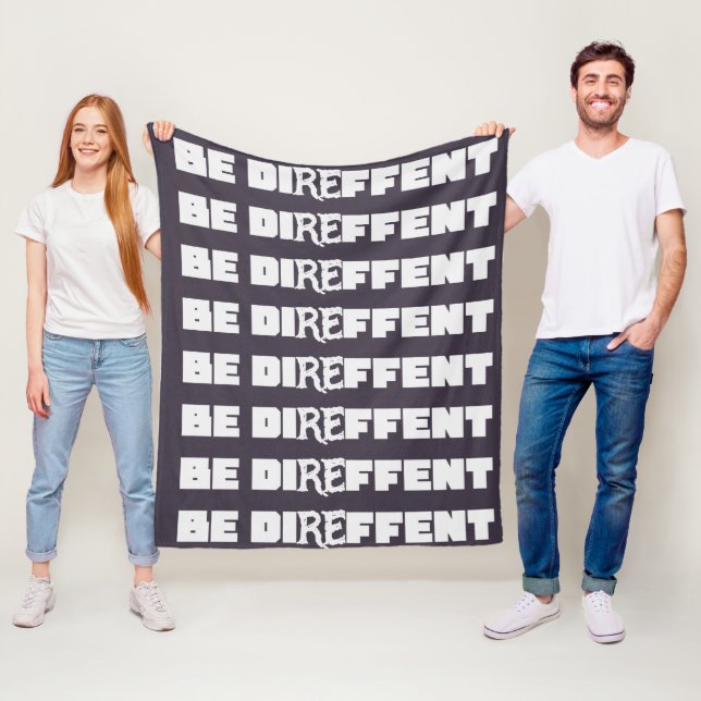 Sei direkt fleecedecke (Beispiel)