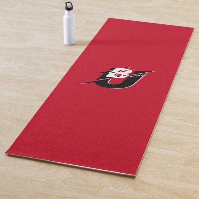 Sei du modern rot und schwarz yogamatte (Beispiel)