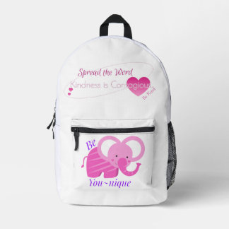 Sei du-nique gedruckter Rucksack