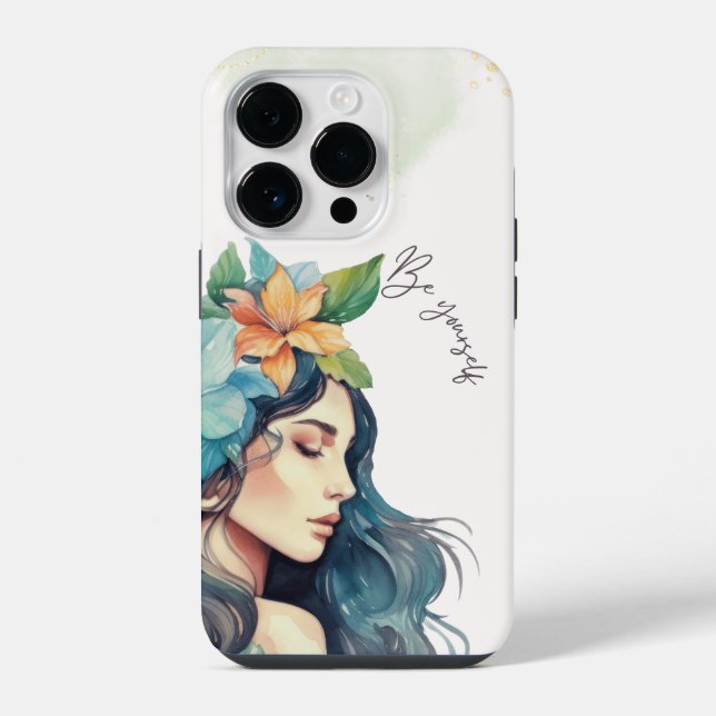 Sei du selbst  iPhone 14 pro  hülle (Rückseite)