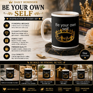 Sei du selbst Jumbo-Tasse
