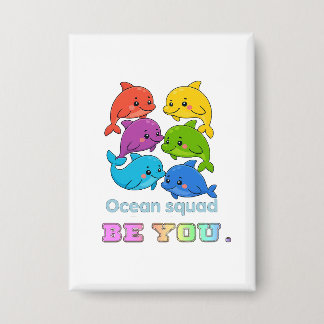 Sei du selbst - Ozean-Team Button
