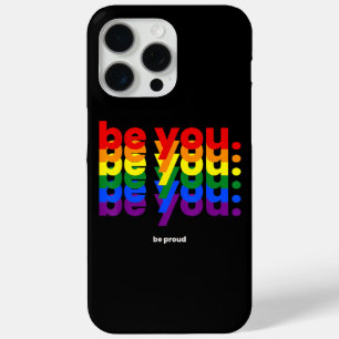 Sei du selbst, sei stolz LGBTQ Stolz Regenbogen Le Case-Mate iPhone Hülle