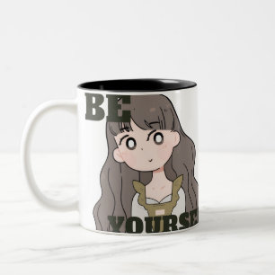 Sei du selbst – Selbstliebe & Selbstvertrauen Zweifarbige Tasse