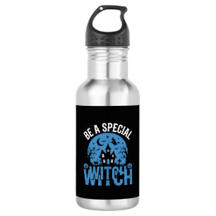 Sei ein besonderer Hexen-Halloween-Entwurf_1 Edelstahlflasche