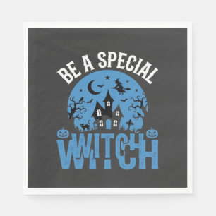 Sei ein besonderer Hexen-Halloween-Entwurf_1 Serviette