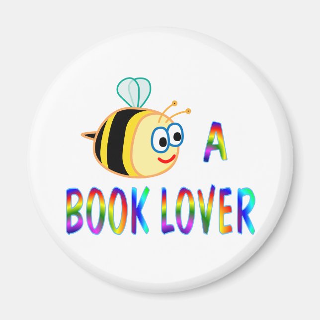 Sei ein Buch Lover Magnet (Vorne)