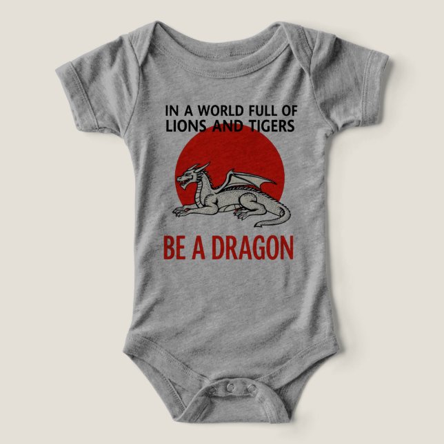 Sei ein Drache - Einzigartiges Fantasy-Design (Design Vorderseite)