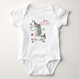 Sei ein Einhorn Baby Jersey Bodysuit Strampler