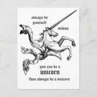 Sei ein Einhorn CC0219 Postkarte