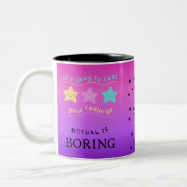 Sei ein Einhorn Zweifarbige Tasse