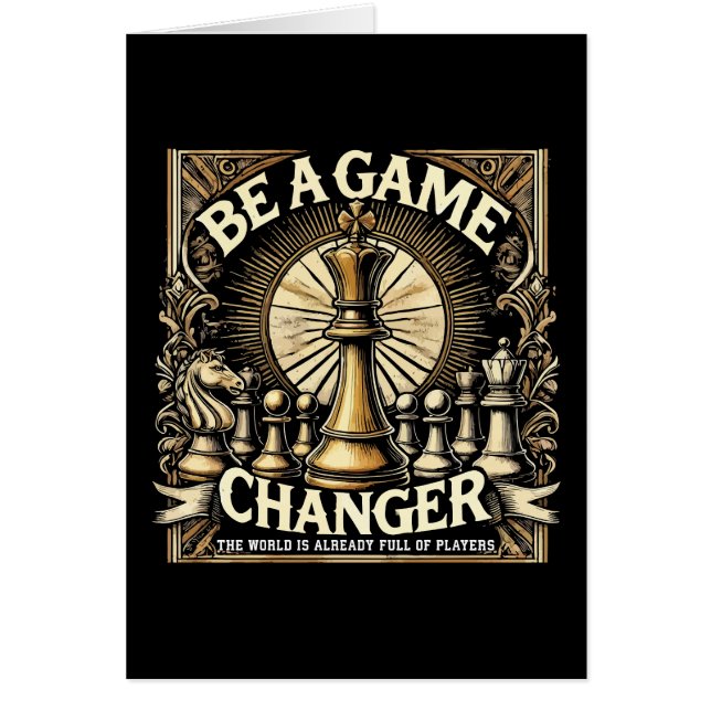 Sei ein Game Changer - Schacherfolg Motivation (Vorne)