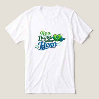 Sei ein Held als Lebendspender Tri-Blend Shirt