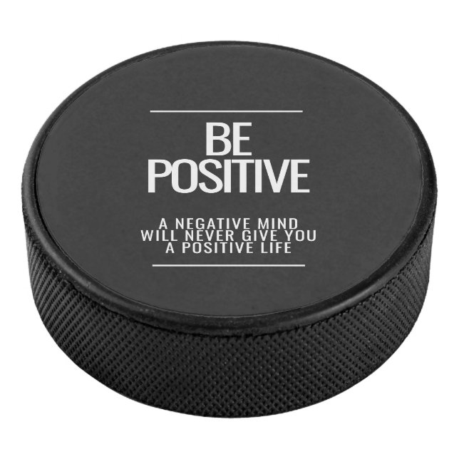 Sei ein positiver Hockey-Puck Eishockey Puck (3/4)