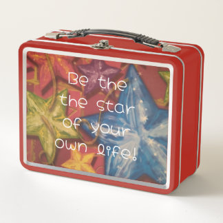 Sei ein strahlender Stern Metall-Lunchbox Metall Brotdose