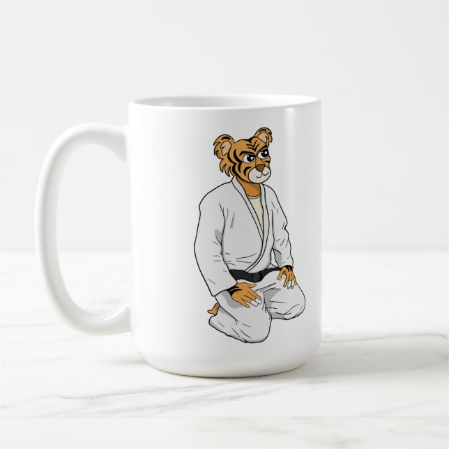 Sei ein Tiger Kaffeetasse (Links)