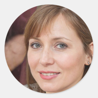 Sei ein Träumer Runder Aufkleber