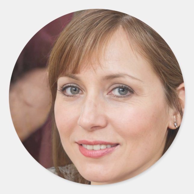 Sei ein Träumer Runder Aufkleber (Vorderseite)