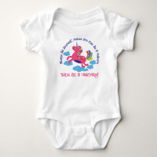 Sei ein Unicorn Baby Jersey Bodysuit Strampler
